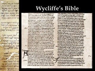 Wycliffe’s Bible 
