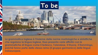 Si confronti un breve esempio di coniugazione di un verbo
regolare e di uno irregolare italiano al presente indicativo, e ...