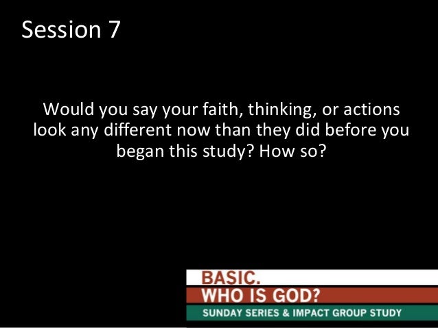 Living God Session 7