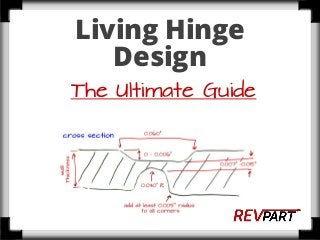 Living Hinge
Design
The Ultimate Guide
 