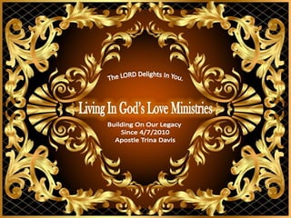 Living in god's love ministries inc.