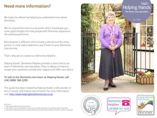 A Guide to Dementia Care at Home | PDF
