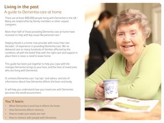 A Guide to Dementia Care at Home | PDF