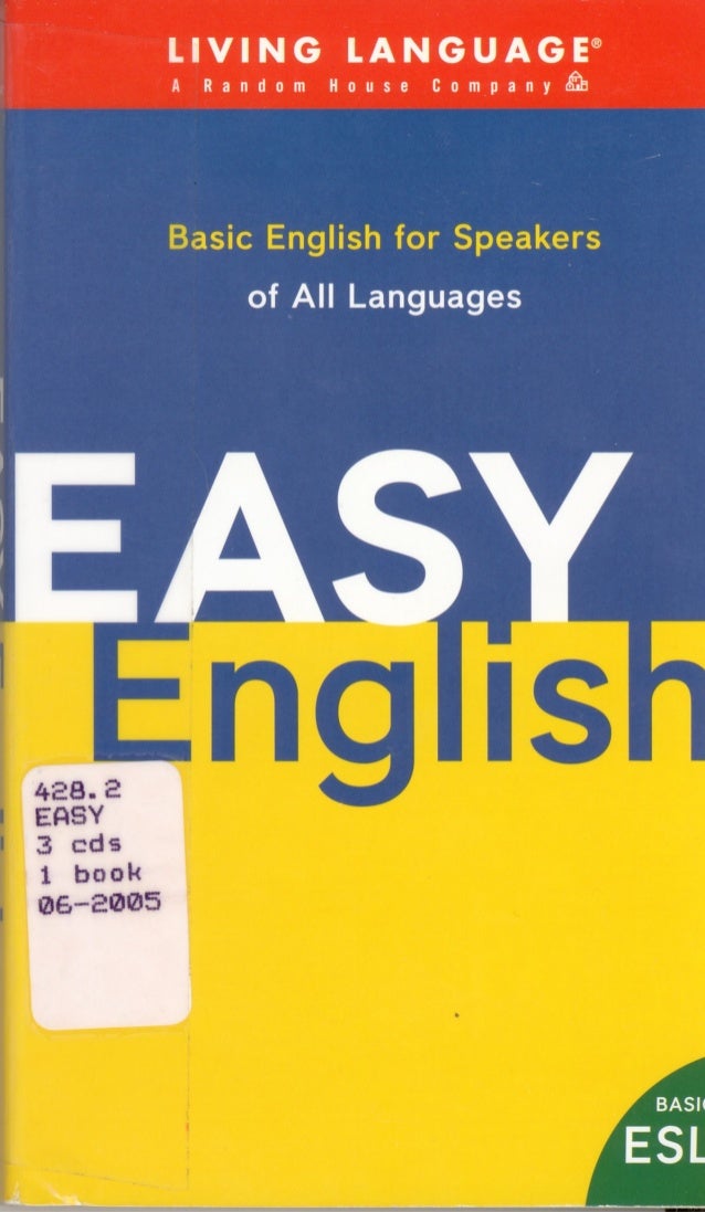 Living language easy english - basic esl