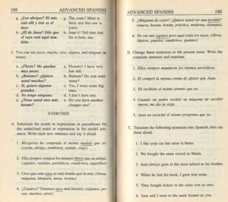 Living language advanced spanish coursebook