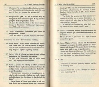 Living language advanced spanish coursebook