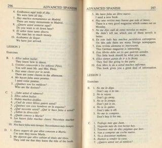 Living language advanced spanish coursebook