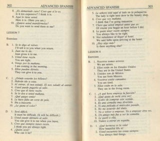 Living language advanced spanish coursebook