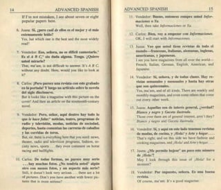 Living language advanced spanish coursebook