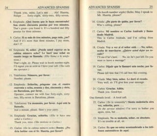 Living language advanced spanish coursebook