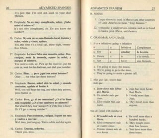 Living language advanced spanish coursebook