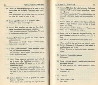 Living language advanced spanish coursebook