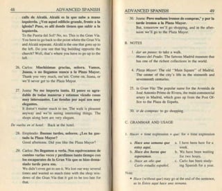 Living language advanced spanish coursebook