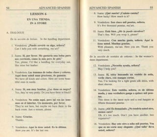 Living language advanced spanish coursebook