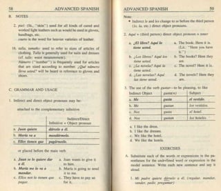 Living language advanced spanish coursebook