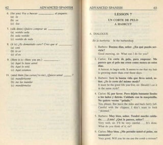 Living language advanced spanish coursebook