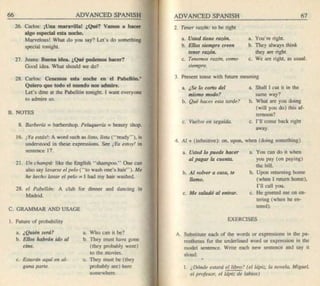 Living language advanced spanish coursebook