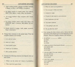 Living language advanced spanish coursebook