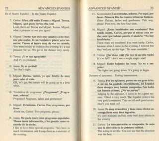 Living language advanced spanish coursebook