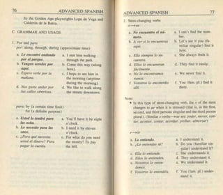 Living language advanced spanish coursebook