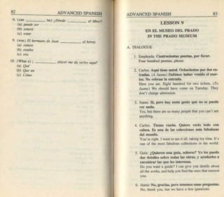 Living language advanced spanish coursebook