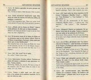 Living language advanced spanish coursebook