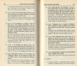 Living language advanced spanish coursebook