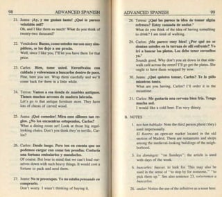 Living language advanced spanish coursebook