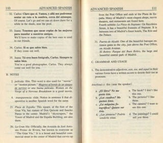 Living language advanced spanish coursebook