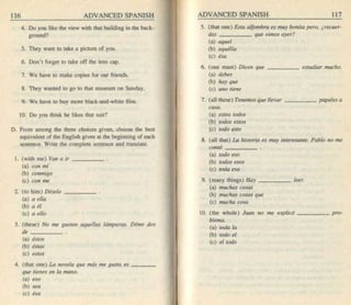 Living language advanced spanish coursebook