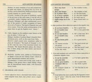 Living language advanced spanish coursebook