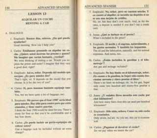 Living language advanced spanish coursebook