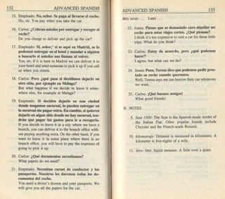 Living language advanced spanish coursebook