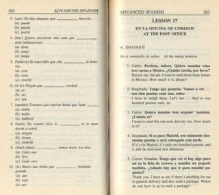 Living language advanced spanish coursebook