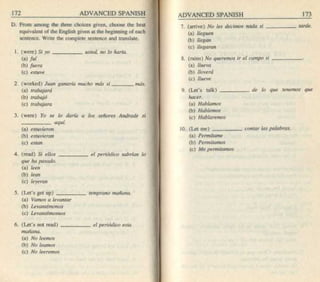 Living language advanced spanish coursebook