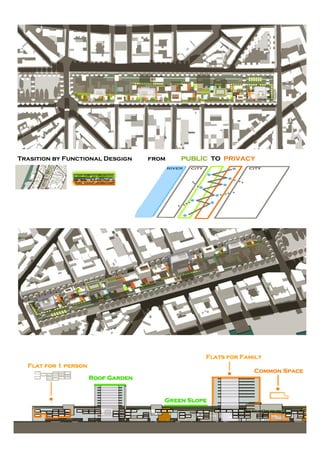 Living + Learning  Design Development. Mass Housing Project in Antwerp