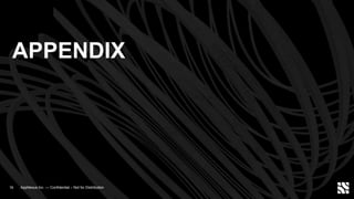 APPENDIX
16 AppNexus Inc. — Confidential – Not for Distribution
 