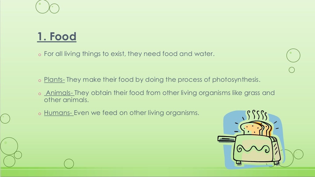 Living organisms and Their Surroundings