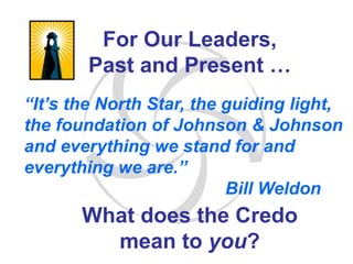 Living our credo_values_facilitator_presentation | PPTX