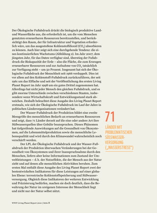 71
LÄNDER MIT
PROBLEMATISCHER
SÜSSWASSER-
VERSORGUNG
(„WASSERSTRESS“)
 