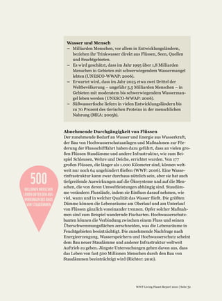 500
 MILLIONEN MENSCHEN
LEIDEN UNTER DEN AUS-
 WIRKUNGEN DES BAUS
  VON STAUDÄMMEN
 