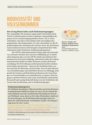 BIODIVERSITÄT UND
VOLKSEINKOMMEN
 