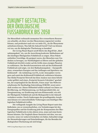 ZUKUNFT GESTALTEN:
DER ÖKOLOGISCHE
FUSSABDRUCK BIS 2050
 