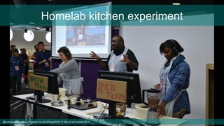 Homelab kitchen experiment
@cubicgarden | https://www.bbc.co.uk/rd/blog/2016-11-bbc-rd-at-mozfest-2016
 