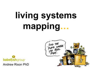 living systems mapping… Andrew Rixon PhD 