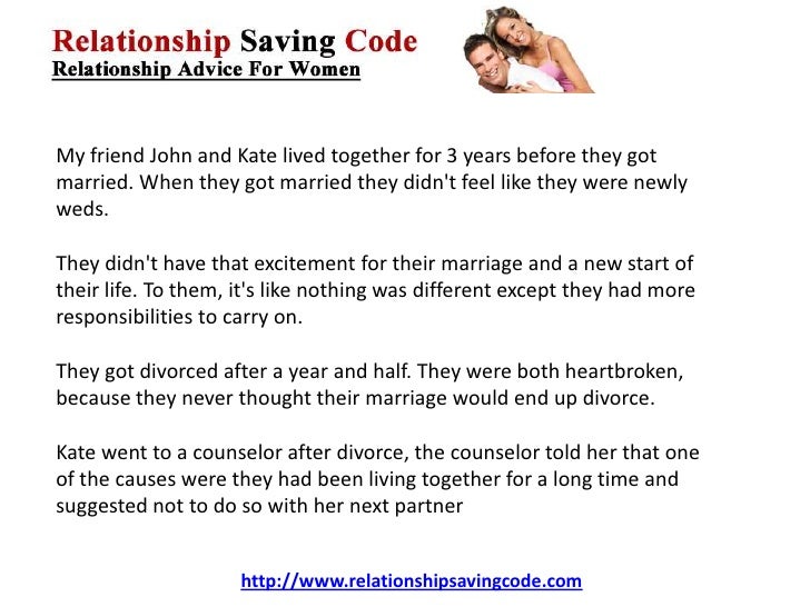 persuasive speech outline on living together before marriage