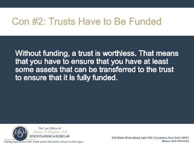What are some pros and cons of living trusts?