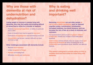 Eating and drinking well: Supporting people living with dementia | PDF