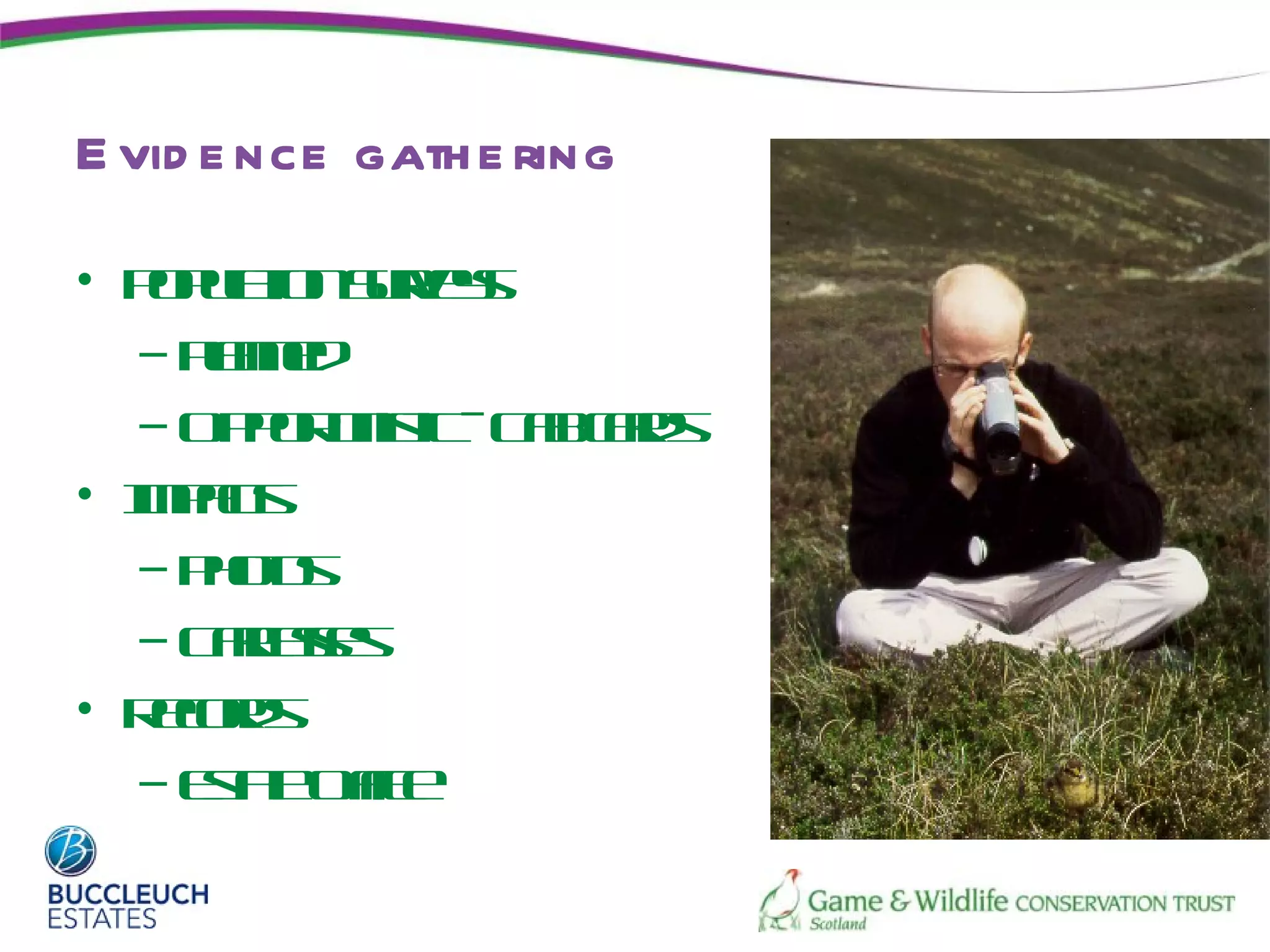 E vid e nce gath e ring

• P plio Sr y
   o u tn uv s
      a     e
  – P ne
     l nd
     a
  – Opot is -C b a s
      p r nt a cr
         u ic     d
• Ipc
  mat  s
  – Poo
     hts
  – Cr s s
     a ae
      cs
• R crs
   eod
  – Ete fe
     s t Of
      a   ic
 