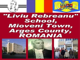 &quot;Liviu Rebreanu&quot;  School, Mioveni Town, Arges County, ROMANIA 